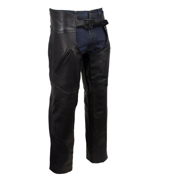 Men's USA Made Cloak Leather Chaps | Hot Leathers