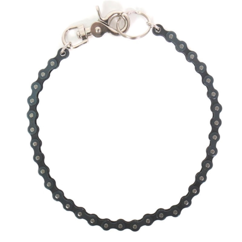 Hot Leathers CWA1035 Bike Sprocket 18 Black Wallet Chain-Black-PCS - GRP