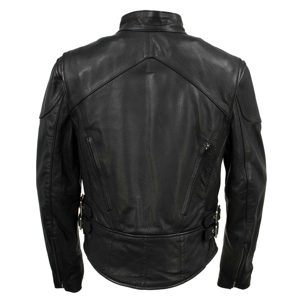 Milwaukee Leather USA MADE MLJKL5001 Women's Black Foxy Premium Motorcycle Leather Jacket with Vents