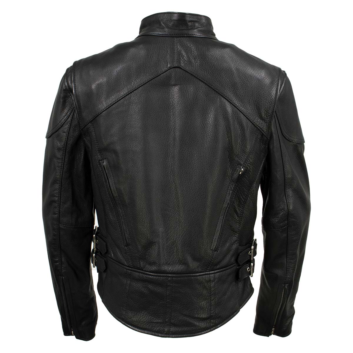 Milwaukee Leather USA MADE MLJKL5001 Women's Black Foxy Premium Motorcycle Leather Jacket with Vents