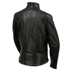 Milwaukee Leather USA MADE MLJKL5003 Women's Black Serene Clean Cut Premium Motorcycle Leather Jacket