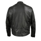 Milwaukee Leather USA MADE MLJKM5001 Men's Black Road Racer Premium Leather Motorcycle Jacket