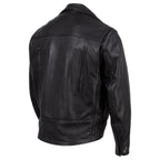 Milwaukee Leather USA MADE MLJKM5008 Men's Black Revolve Premium Leather Vented Motorcycle Jacket