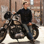 Milwaukee Leather Men’s Splitline Tundra 2-Tone CE Armored Protective Flannel - Kevlar® Reinforced - MPM1673