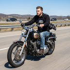 Milwaukee Leather Men’s Splitline Phantom 2-Tone CE Armored Protective Flannel - Kevlar® Reinforced - MPM1670