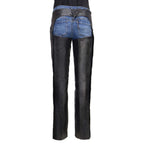 Milwaukee Leather Women's Leather Motorcycle Chaps w/ Embroidery Detail, Adjustable Fit Riding Gear - LKL16702