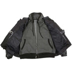Milwaukee Leather Men's Alibi Black Leather Motorcycle Jacket w/ CE Armor, Removable Hoodie - LKM17021