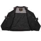 Milwaukee Leather Men's Wreck Distressed Brown Leather Motorcycle Vest - LKM3795