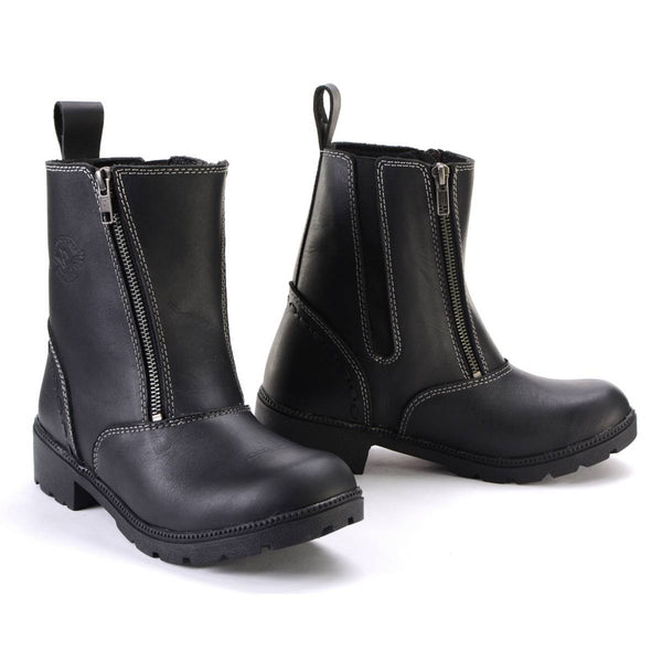 Milwaukee Boots Womens Size 7  Black Riding Motorcycle MB205 Side Zip Leather mbl9320-edit-a_300x@2x.jpg?v=  main image 4