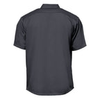 MMCC Men's Charcoal Super Duty Classic Mechanic Work Shirt - 2 Chest Pockets - Microfiber Panel - MDM11687