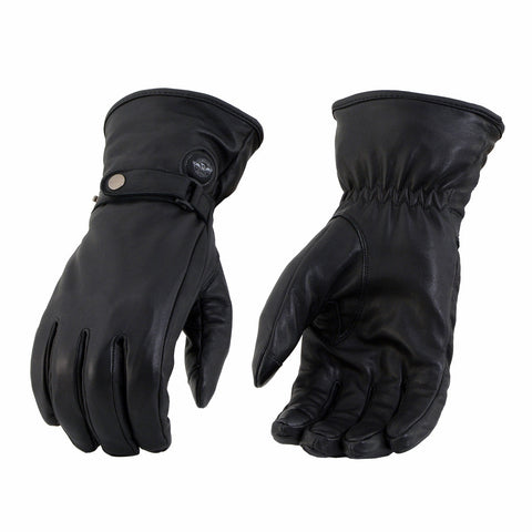 Milwaukee Leather MG7519SET Heated Gloves for Men’s Fingers Winter Glove for Motorcycle Ski Hiking w/ Battery