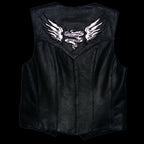 Milwaukee Leather ML1294 Ladies Black ‘Ride Like You Stole It’ Embroidered Vest