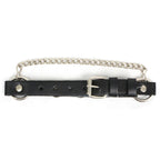 Milwaukee Leather MLA3002 Silver Vintage Buffalo Coin Biker Chain for Motorcycle Boots