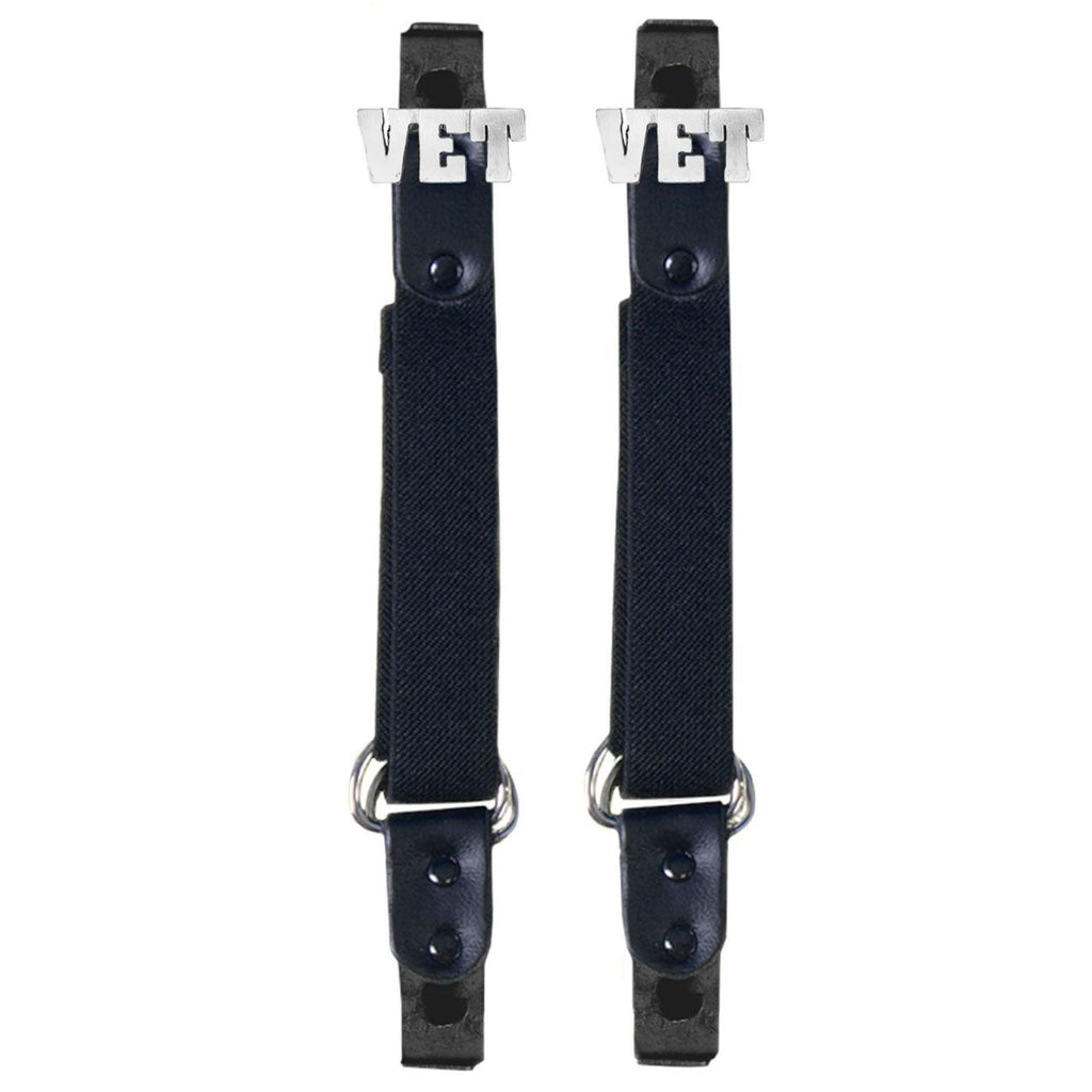 Milwaukee Leather MLA4017 VET Motorcycle Biker Elastic Bungee Clips for Chaps or Pants (Set of 2)