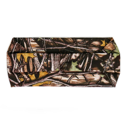 Milwaukee Leather | Bling Designed Wide Headbands-Headwraps for Women Biker Bandana with Hunter Camo - MLA8027