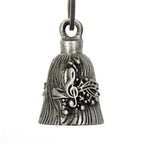 Milwaukee Leather MLB9010 'Music Notes' Motorcycle Good Luck Bell | Key Chain Accessory for Bikers