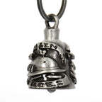 Milwaukee Leather MLB9016 'Fallen Hero' Motorcycle Good Luck Bell | Key Chain Accessory for Bikers