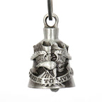 Milwaukee Leather MLB9032 'Eagle - Ride to Live' Motorcycle Good Luck Bell | Key Chain Accessory for Bikers