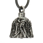 Milwaukee Leather MLB9047 'Grim Reapers' Motorcycle Good Luck Bell | Key Chain Accessory for Bikers