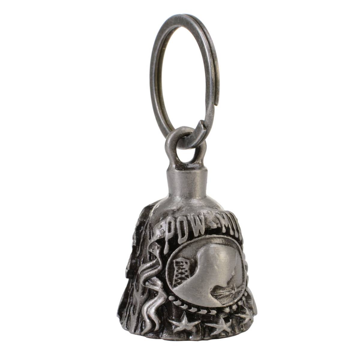 Milwaukee Leather MLB9054 'MIA POW 02' Motorcycle Good Luck Bell | Key Chain Accessory for Bikers