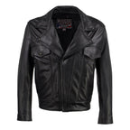 Milwaukee Leather USA MADE MLJKM5008 Men's Black Revolve Premium Leather Vented Motorcycle Jacket