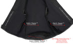 Milwaukee Leather Men's Creeper Black Triple Strap Leather Motorcycle Vest - LKM3791