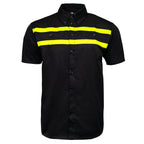 MMCC Men's Petrol Classic Mechanic Button Up Shirt - Dual Chest Pockets - Microfiber Panel - Rider Ready - MMC16005