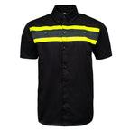 MMCC Men's Petrol Classic Mechanic Button Up Shirt - Dual Chest Pockets - Microfiber Panel - Rider Ready - MMC16007