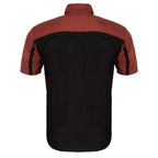 MMCC Men's Gear Head Classic Mechanic Button Up Shirt - Dual Chest Pockets - Microfiber Panel - Rider Ready - MMC16012