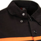 MMCC Men's Gear Head Classic Mechanic Button Up Shirt - Dual Chest Pockets - Microfiber Panel