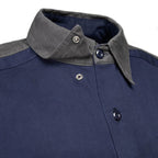 MMCC Men's Pit Line Mechanic Button Up Shirt - Dual Chest Pockets - Microfiber Panel - Rider Ready - MMC16027