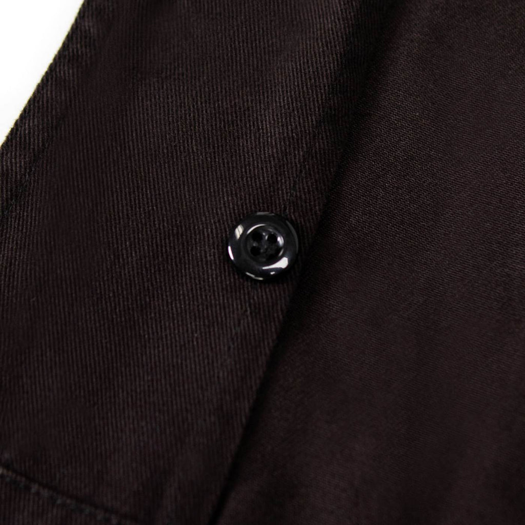 MMCC Men's Reveline Black Orange Grey Classic Mechanic Shirt - 100% Cotton W/ Microfiber Panel - MMC16029
