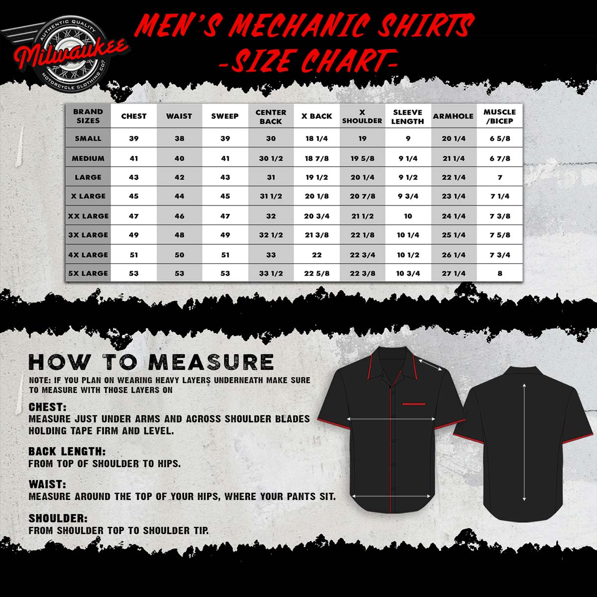 MMCC Men's Reveline Classic Mechanic Shirt - 100% Cotton - 2 Chest Zipper Pockets - Microfiber Panel