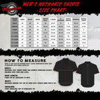 MMCC Men's Slipstream Black/Royal Blue Mechanic Work Shirt - 100% Cotton w/ Microfiber Panel - MDM11692