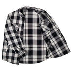 MMCC Men's Desperado Reversible Flannel Shirt - 100% Cotton Snap Front Plaid w/ Chest and Hand Pockets - MNG11804