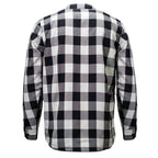 MMCC Men's Desperado Reversible Flannel Shirt - 100% Cotton Snap Front Plaid w/ Chest and Hand Pockets - MNG11804