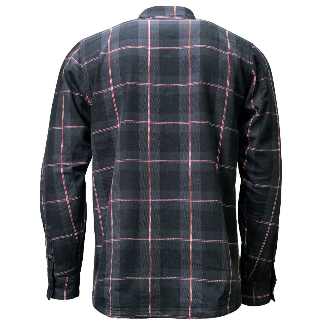 MMCC Men's Deadwood Reversible Flannel Shirt - 100% Cotton Snap Front Plaid w/ Chest and Hand Pockets - MNG11805