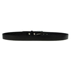 Milwaukee Leather MP7114 Men's  Light Black Genuine Leather Belt with Interchangeable Buckle - 1.5 inches Wide