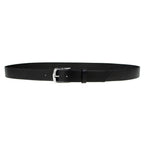 Milwaukee Leather MP7114 Men's  Light Black Genuine Leather Belt with Interchangeable Buckle - 1.5 inches Wide