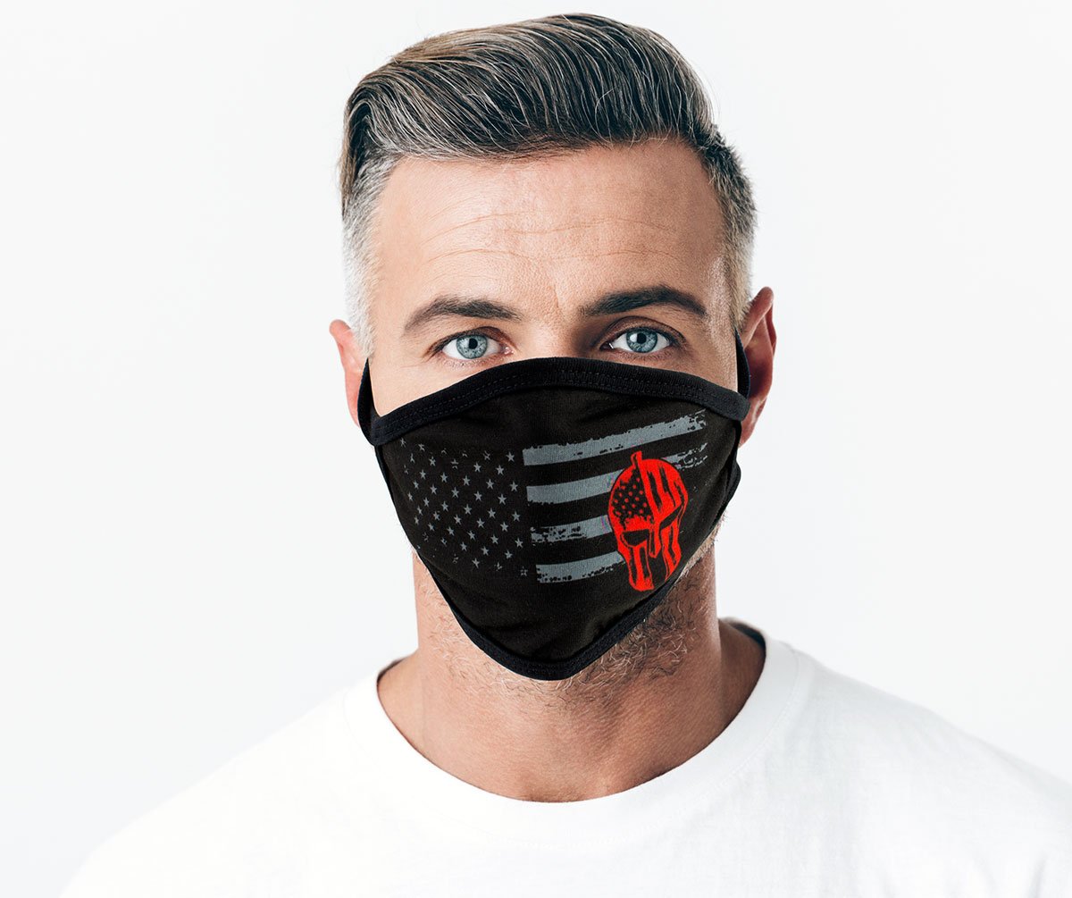 Hot Leathers Face Mask Warrior FMD1018