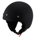 Milwaukee Performance Helmets MPH9700DOT Accelerator 3 /4 Open Face Matte Black Helmet