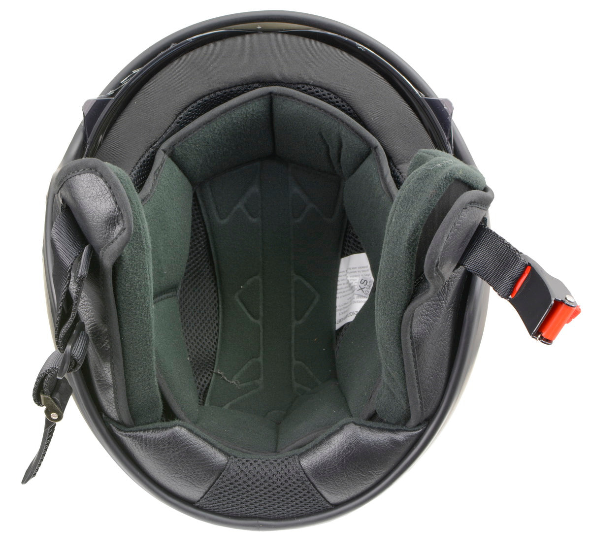 Milwaukee Performance Helmets MPH9726DOT Sugar Skull Matte Black DOT Half Helmet w/ Drop Down Visor