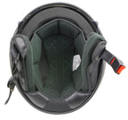 Milwaukee Performance Helmets MPH9700DOT Accelerator 3 /4 Open Face Matte Black Helmet