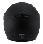 Milwaukee Performance Helmets MPH9800DOT Velocity Full Face Matte Black Helmet