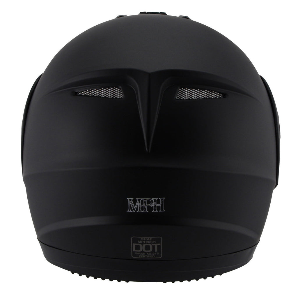 Milwaukee Performance Helmets MPH9801DOT Expedition Modular Matte Black Helmet