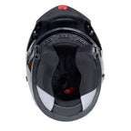 Milwaukee Performance Helmets MPH9803DOT Ionized Matte Black Advanced Modular Motorcycle Helmet w/ Drop Down Visor