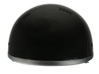 Milwaukee Performance Helmets MPH9851N Novelty Classic Glossy Black Half Helmet w/ Drop Down Visor