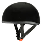 Milwaukee Performance Helmets MPH9851N Novelty Classic Glossy Black Half Helmet w/ Drop Down Visor