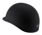 Milwaukee Performance Helmets MPH9860N Derby Novelty Matte Black Half Helmet