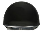 Milwaukee Performance Helmets MPH9861N Derby Novelty Glossy Black Half Helmet